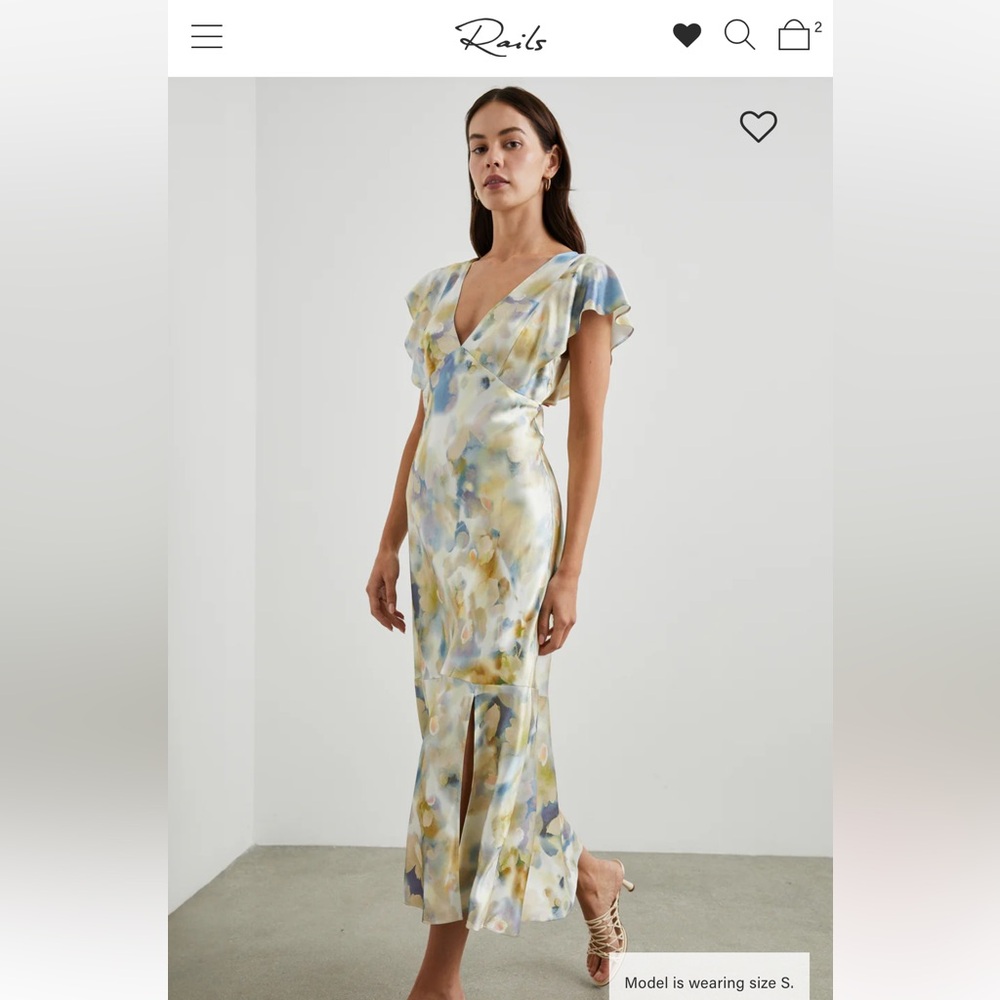Rails Midi Dina Dress-Diffused Blossom & matching purse!